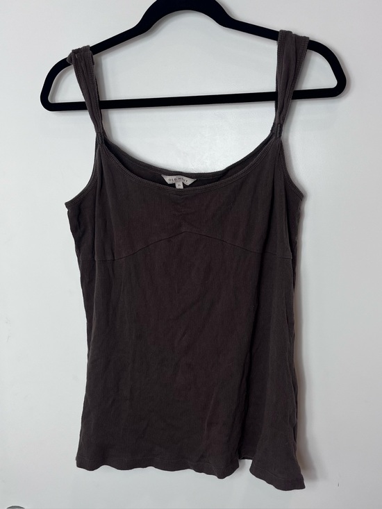 Old Navy Tops - Y2K Old Navy Brown Casual Ribbed Tank Top Sleeveless XL Cotton Cami